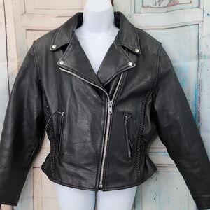 Leather King Classic Black Leather Jacket